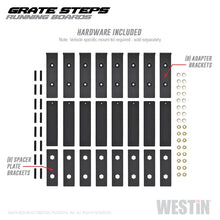 Carregar imagem no visualizador da galeria, Westin Grate Steps Running Boards 83 in - Textured Black