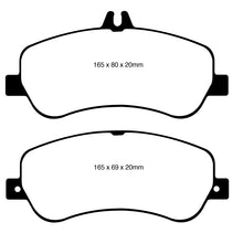 Carregar imagem no visualizador da galeria, EBC 13-16 Mercedes-Benz GLK250 2.1 Twin TD Redstuff Front Brake Pads