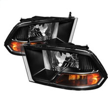 Carregar imagem no visualizador da galeria, Xtune Dodge Ram 1500 09-12 ( Non Quad Headlights ) Crystal Headlights Black HD-JH-DR09-AM-BK