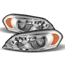 Carregar imagem no visualizador da galeria, Xtune Chevy Impala 06-13 Monte Carlo 06-07 Crystal Headlights Chrome HD-JH-CIM06-AM-C