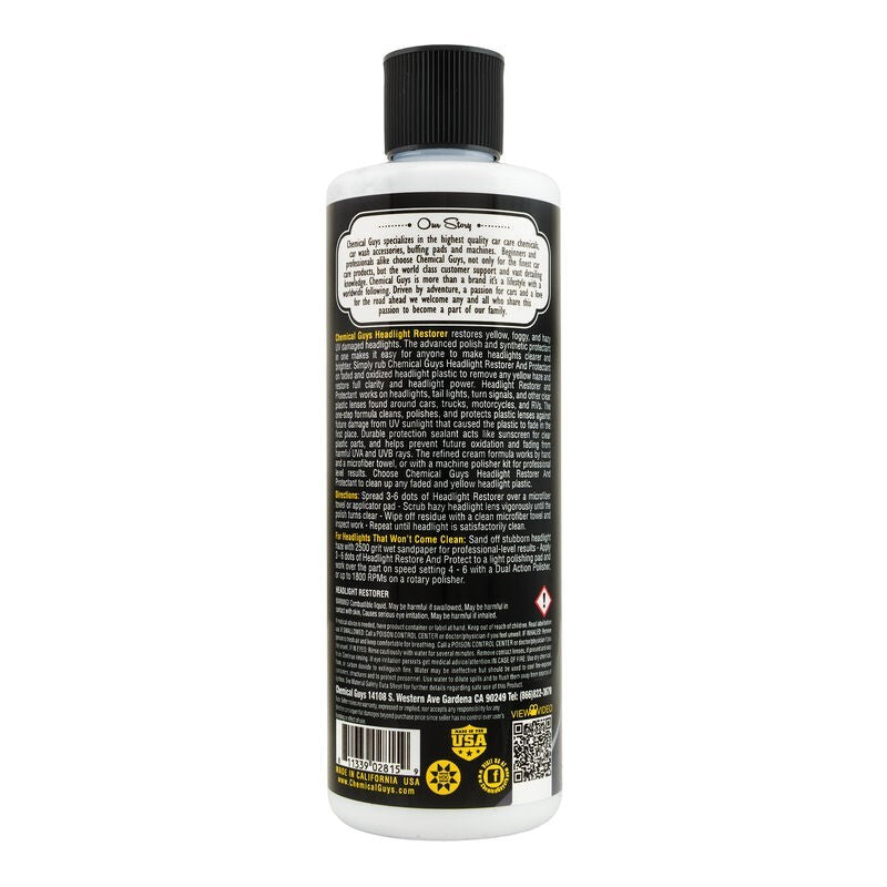 Chemical Guys Headlight Restorer & Protectant - 16oz (P6)