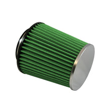 Load image into Gallery viewer, Green Filter Cone Filter - ID 3.25in. / Base 5.5in. / Top 4.75in. / H 6in.