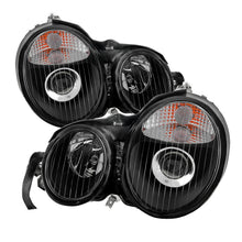 Carregar imagem no visualizador da galeria, Xtune Mercedes Benz W210 E-Class 96-99 Projector Headlights Black PRO-CL-MW21095-BK