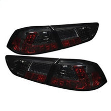 Carregar imagem no visualizador da galeria, Spyder Mitsubishi Lancer/Evolution X 08-14 LED Tail Lights Smke ALT-YD-MITEVO1008-LED-SM