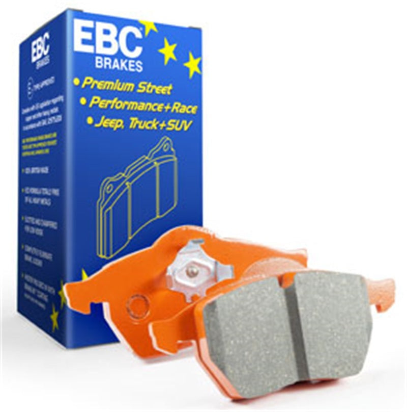 EBC 14+ Chevrolet Corvette Stingray (C7) 6.2 (Z51 Performance Package) Orangestuff Front Brake Pads