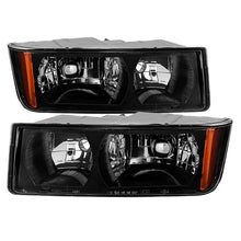 Carregar imagem no visualizador da galeria, Xtune Chevy Avalanche w/ Body Cladding Only 02-06 OEM Headlights - OEM (Black) HD-JH-CAVA02-AM-BK