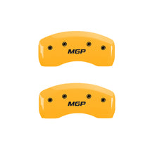 Carregar imagem no visualizador da galeria, MGP 4 Caliper Covers Engraved Front Block/Challenger Engraved Rear Vintage Style/RT Blk fnsh slvr ch