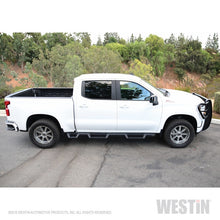 Carregar imagem no visualizador da galeria, Westin 2019 Chevrolet Silverado/Sierra 1500 (5.5ft) Drop Wheel to Wheel Nerf Step Bars - Txt Black