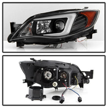 Carregar imagem no visualizador da galeria, Spyder Subaru WRX 08-09 Projector Headlights - HID Model Only - Black PRO-YD-SWRX08-HID-LBDRL-BK