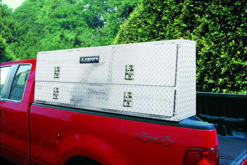 Lund Universal Aluminum Top Mount L-Wing Box - Brite