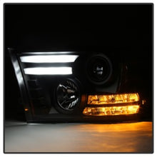 Carregar imagem no visualizador da galeria, Spyder Dodge Ram 09-12 Projector Headlights Light Bar DRL Black PRO-YD-DR09-LBDRL-BK