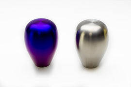 MXP Raw Titanium Tear Drop Shift Knob w/Insert