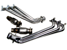 Carregar imagem no visualizador da galeria, BBK 10-11 Camaro V6 Long Tube Exhaust Headers With Converters - 1-5/8 Chrome