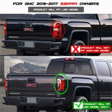 Carregar imagem no visualizador da galeria, Spyder GMC Sierra 2016-2017 Light Bar LED Tail Lights - Black ALT-YD-GS16-LED-BK