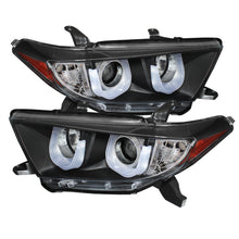 Carregar imagem no visualizador da galeria, Spyder Toyota Highlander 11-13 Projector Headlights 3D DRL Blk PRO-YD-THLAN11-3DDRL-BK
