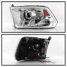 Carregar imagem no visualizador da galeria, xTune Dodge Ram 2009-2014 Halo LED Projector Headlights - Chrome PRO-JH-DR09-CFB-C