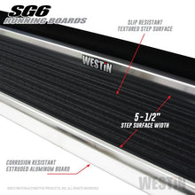 Carregar imagem no visualizador da galeria, Westin SG6 Polished Aluminum Running Boards 74.25 in