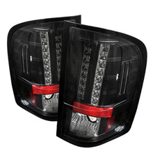 Carregar imagem no visualizador da galeria, Spyder Chevy Silverado 07-13 LED Tail Lights Blk ALT-YD-CS07-LED-BK