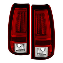 Carregar imagem no visualizador da galeria, Spyder Chevy Silverado 1500/2500 03-06 Version 2 LED Tail Lights - Red Clear ALT-YD-CS03V2-LED-RC