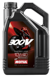 Motul 4L Synthetic-ester 300V Factory Line Road Racing 10W40