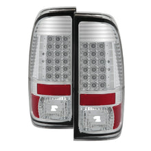 Carregar imagem no visualizador da galeria, Xtune Ford Super Duty 08-15 LED Tail Lights Chrome ALT-JH-FS08-LED-C