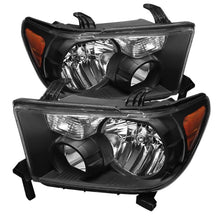 Carregar imagem no visualizador da galeria, Xtune Toyota Tundra 07-13 / Toyota Sequoia 08-13 OEM Style Headlights Black HD-JH-TTU07-AM-BK