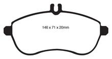 Carregar imagem no visualizador da galeria, EBC 12-14 Mercedes-Benz C250 (W204) 1.8 Turbo Redstuff Front Brake Pads