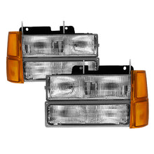 Carregar imagem no visualizador da galeria, Xtune Chevy Suburban 94-98 Headlights w/ Corner &amp; Parking Lights 8pcs - OEM HD-JH-CCK94-OE-C-SET