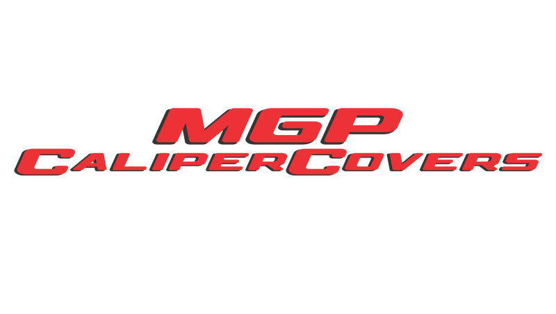 MGP 4 Caliper Covers Engraved Front Block/Challenger Engraved Rear Vintage Style/RT Blk fnsh slvr ch