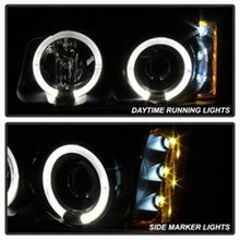 Carregar imagem no visualizador da galeria, Spyder Chevy Silverado 1500 03-06 Projector LED Halo LED Amber Reflctr Blk PRO-YD-CS03-AM-BK