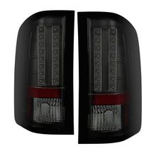 Carregar imagem no visualizador da galeria, Spyder Chevy Silverado 07-13 LED Tail Lights Blk Smke ALT-YD-CS07-LED-BSM