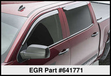 Carregar imagem no visualizador da galeria, EGR 14+ Chev Silverado Crew Cab Tape-On Window Visors - Set of 4 (641771)