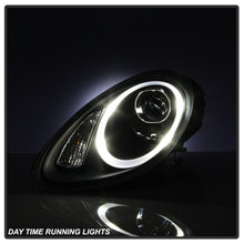 Carregar imagem no visualizador da galeria, Spyder Porsche Cayman 05-08 Headlights - Halogen Model Only - Black PRO-YD-P98705-HID-DRL-BK