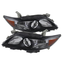 Carregar imagem no visualizador da galeria, Xtune Toyota Camry 10-11 ( USa Built/Nal ) Amber Projector Headlights Black HD-JH-TCAM10-AM-BK