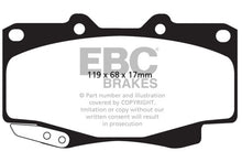 Carregar imagem no visualizador da galeria, EBC 99-04 Toyota Tacoma 4WD 2.7 Ultimax2 Front Brake Pads