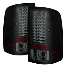 Carregar imagem no visualizador da galeria, Spyder GMC Sierra 07-13 (Not 3500 Dually 4 Rear Wheels)LED Tail Lights Blk Smke ALT-YD-GS07-LED-BSM