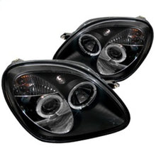 Carregar imagem no visualizador da galeria, Spyder Mercedes Benz SLK 98-04 1PC Projector Halogen Model- LED Halo Blk PRO-YD-MBSLK98-1PC-HL-BK