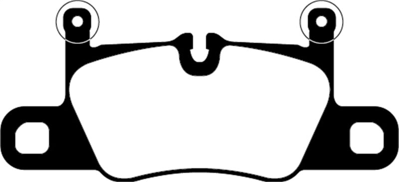 EBC 2018+ Porsche Cayenne (3rd Gen) 4.0TT Orangestuff Rear Brake Pads