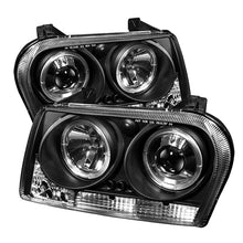 Carregar imagem no visualizador da galeria, Spyder Chrysler 300 09-10 Projector Headlights LED Halo LED Blk (Not Included) PRO-YD-C309-HL-BK