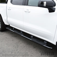 Carregar imagem no visualizador da galeria, Westin 2019 Chevrolet Silverado/Sierra 1500 CC (5.5ft) PRO TRAXX 5 WTW Oval Nerf Step Bars - Black