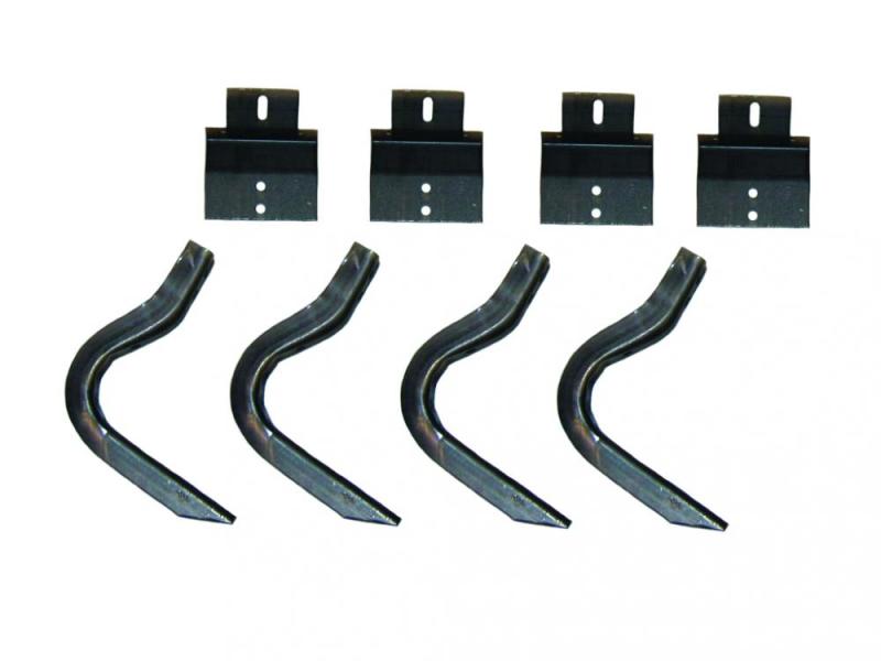 Lund 05-17 Toyota Tacoma Std. Cab (54in) EZ Running Board Mounting Bracket Kit - Brite