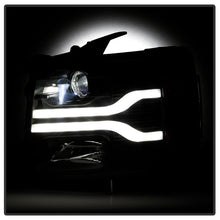 Carregar imagem no visualizador da galeria, Spyder Chevy Silverado 1500 07-13/2500HD/3500HD 07-14 LED Black PRO-YD-CS07V3PL-BK