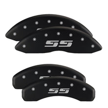 Carregar imagem no visualizador da galeria, MGP 4 Caliper Covers Engraved Front Block/Challenger Engraved Rear Vintage Style/RT Red fnsh slvr ch