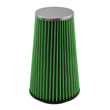 Load image into Gallery viewer, Green Filter Cone Filter - ID 3.5in / Base 5.5in. / Top 4in. / H 9in.