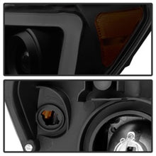 Carregar imagem no visualizador da galeria, Xtune Toyota Tundra 07-13 LED Light Bar Projector Headlights Black Smoked PRO-JH-TTU07-LED-BSM