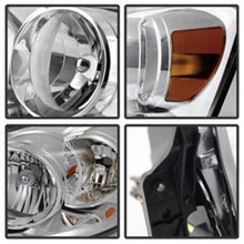 Carregar imagem no visualizador da galeria, Xtune Dodge Ram 1500 06-08 / Ram 2500/3500 06-09 Amber Crystal Headlights Chrome HD-JH-DR06-AM-C