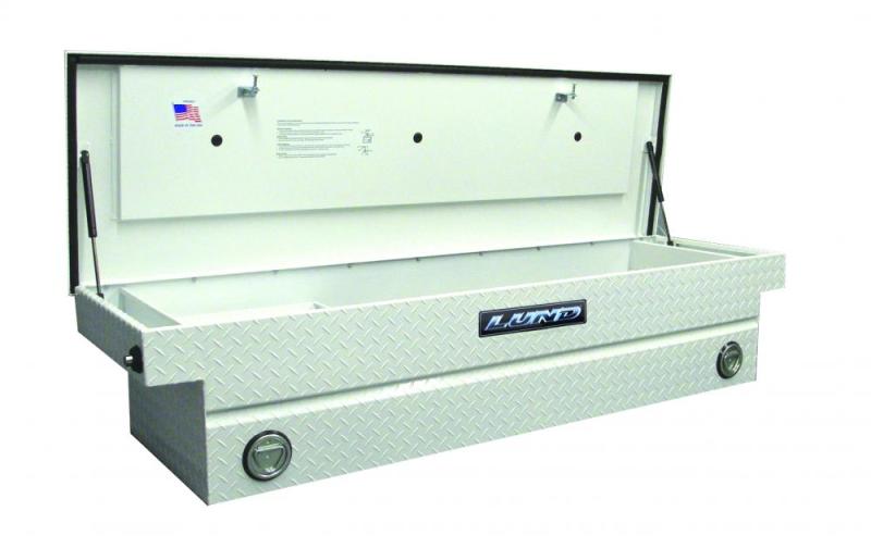 Lund Universal Commercial Pro Alum Cross Bed Box - White
