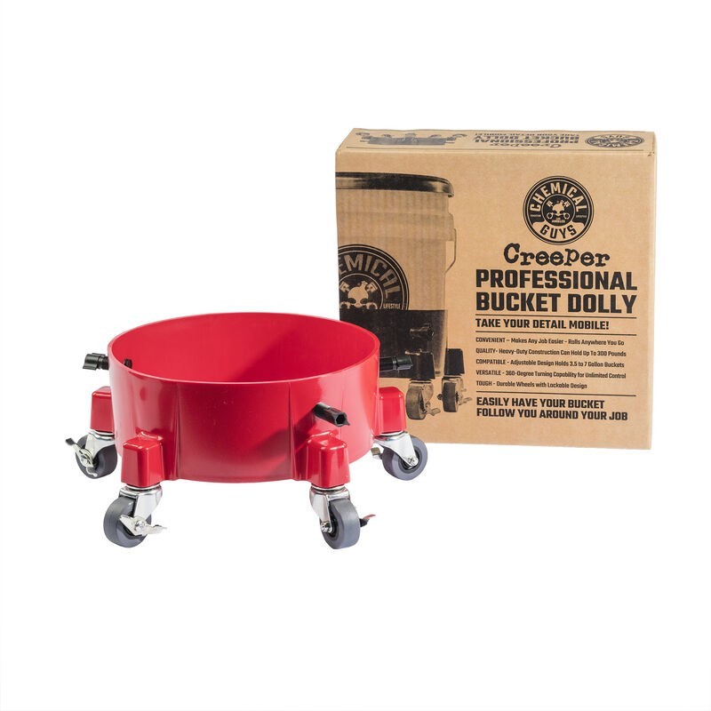Chemical Guys Creeper Professional Bucket Dolly - Red (P3)