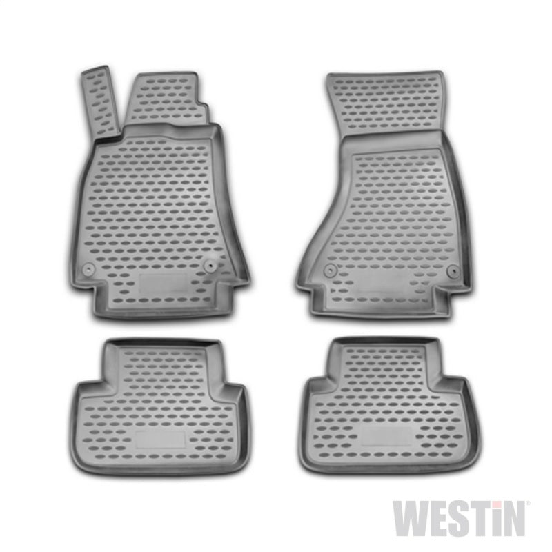 Westin 2007-2015 Audi A4 Profile Floor Liners 4pc - Black