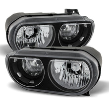 Carregar imagem no visualizador da galeria, Xtune Dodge Challenger 08-13 Halogen Only (Does Not Fit Hid Model) Headlights Black HD-JH-DCHAL08-BK
